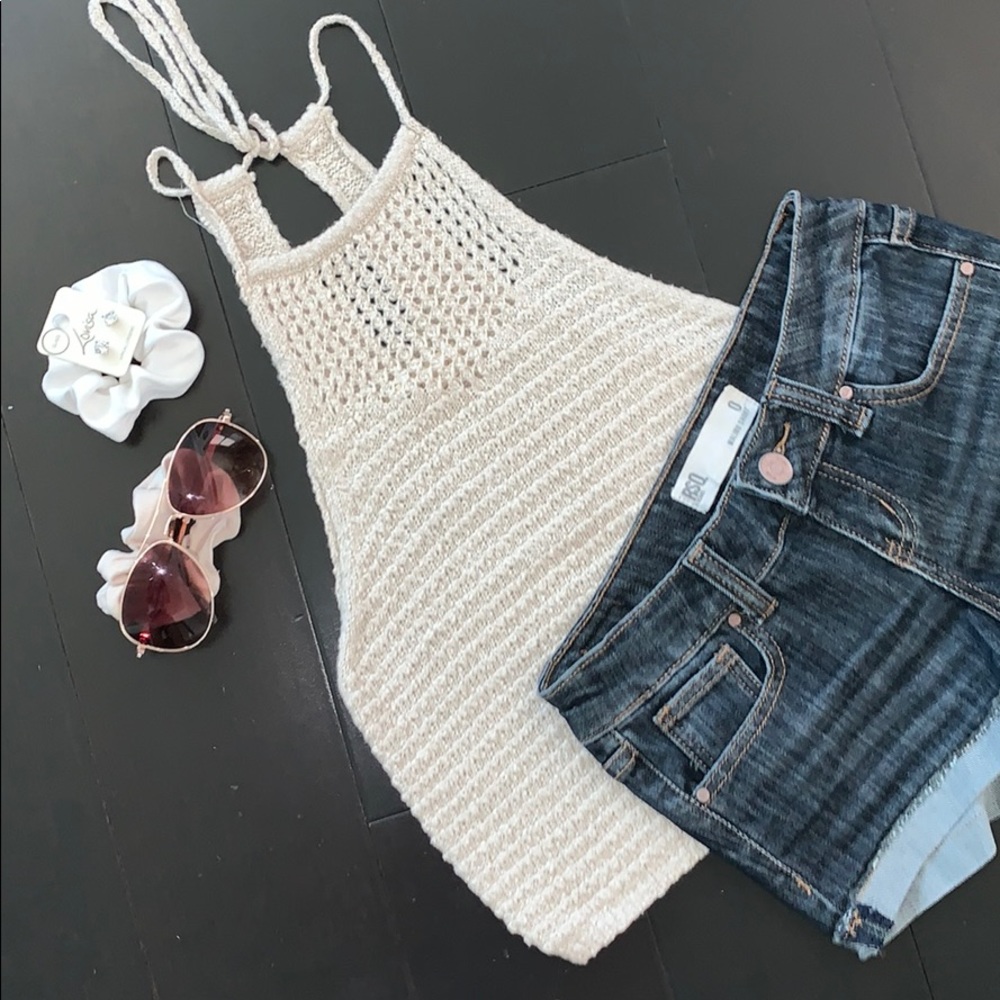 Knit Halter tank top